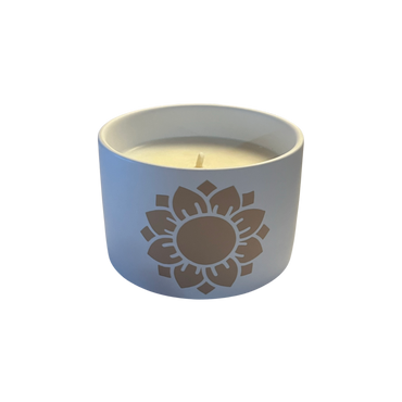 Patchouli Bliss Soy Candle 6 oz Ceramic Jar | Terreux Mind