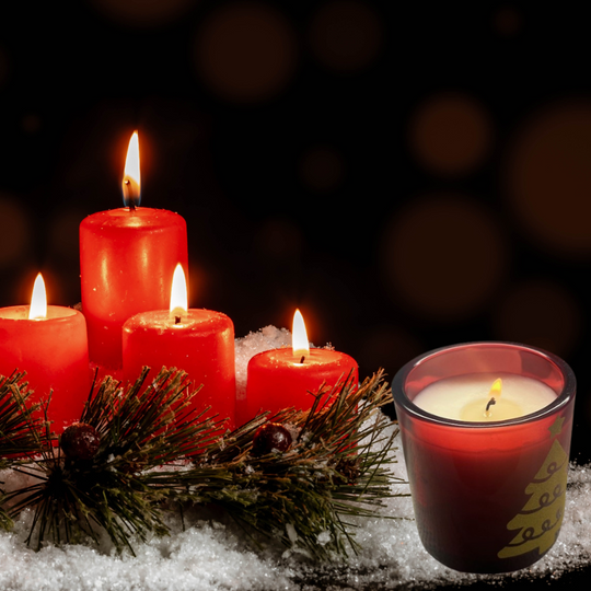 Christmas Candle Single Wick 3.5 oz Jar | Terreux Mind