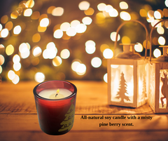 Christmas Candle Single Wick 3.5 oz Jar | Terreux Mind