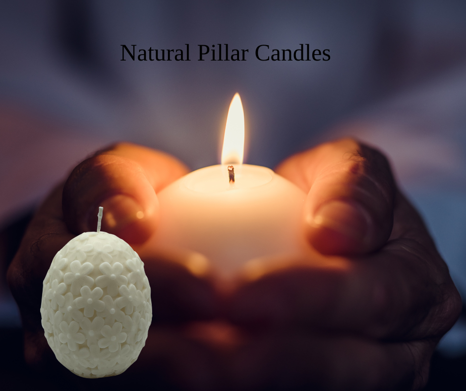 Pillar Candle 100% Natural | Terreux Mind