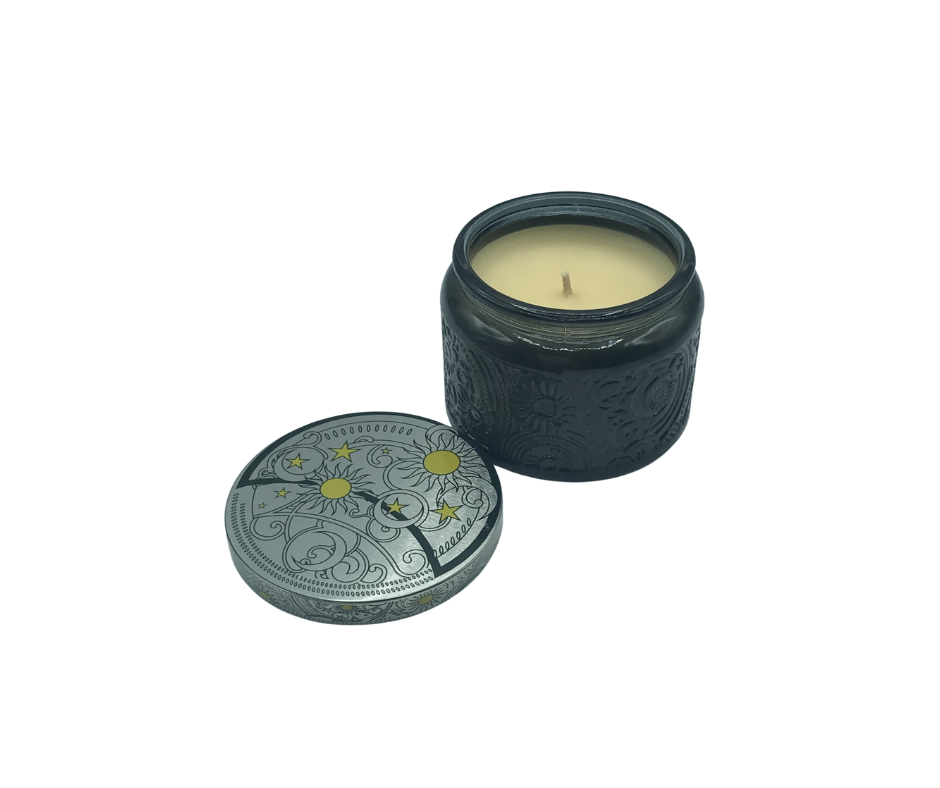 Clean-Burning Coconut Wax Candle 6 oz Glass | Terreux Mind