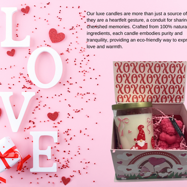 Valentine Gift Set -2 Pack 7.5 oz, Hand Poured Scented Candles | Terreux Mind