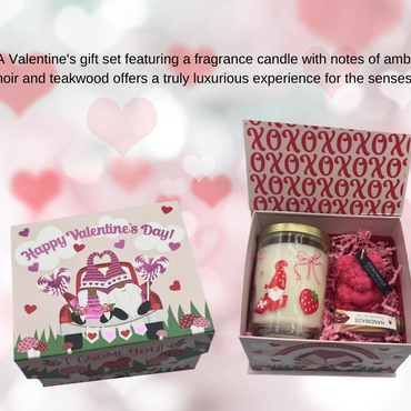 Valentine Gift Set -2 Pack 7.5 oz, Hand Poured Scented Candles | Terreux Mind